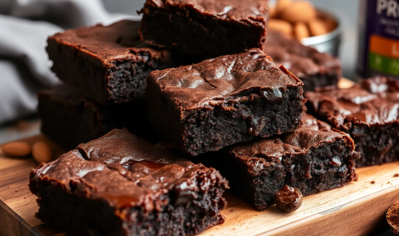 Fudgy Vegan Protein Brownies A High Protein Treat 2